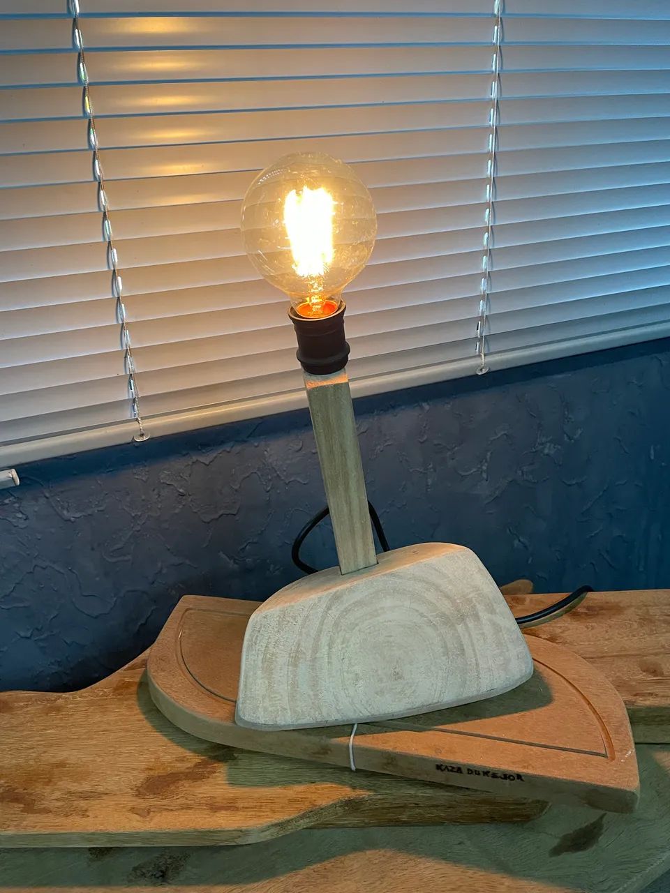 Kit 3 Luminárias arte madeira maciça   - Foto 2