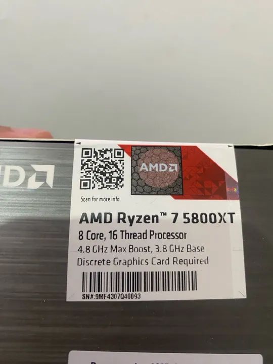 Processador Ryzen 7 5800XT Novo - Foto 5