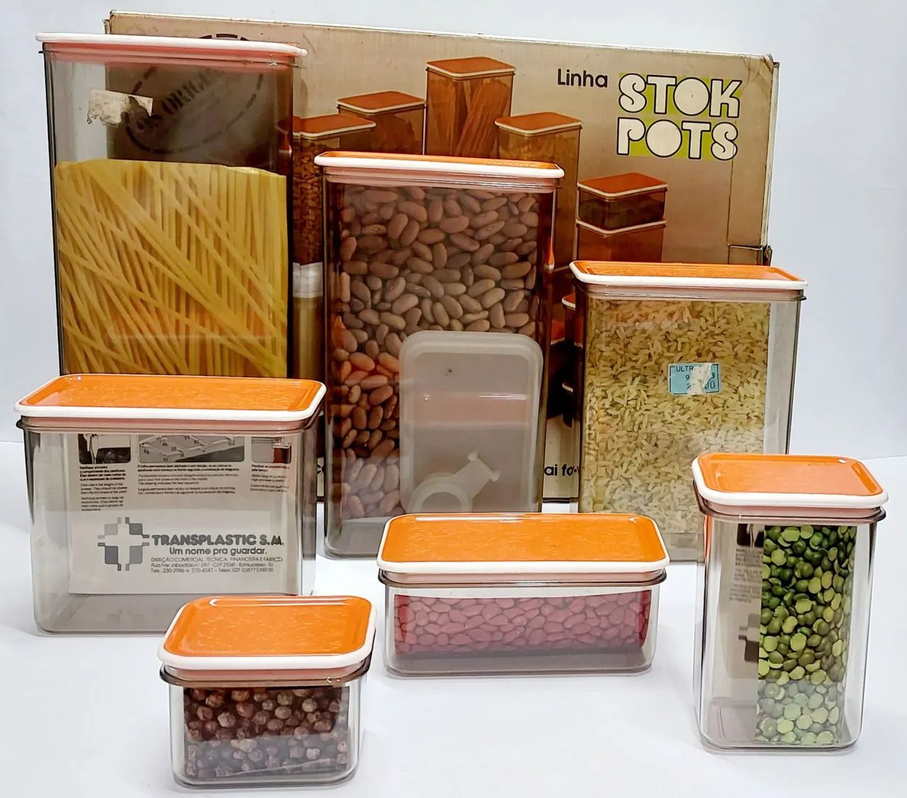 Conjunto de Potes Herméticos Stok Pots - Anos 80 - Foto 6
