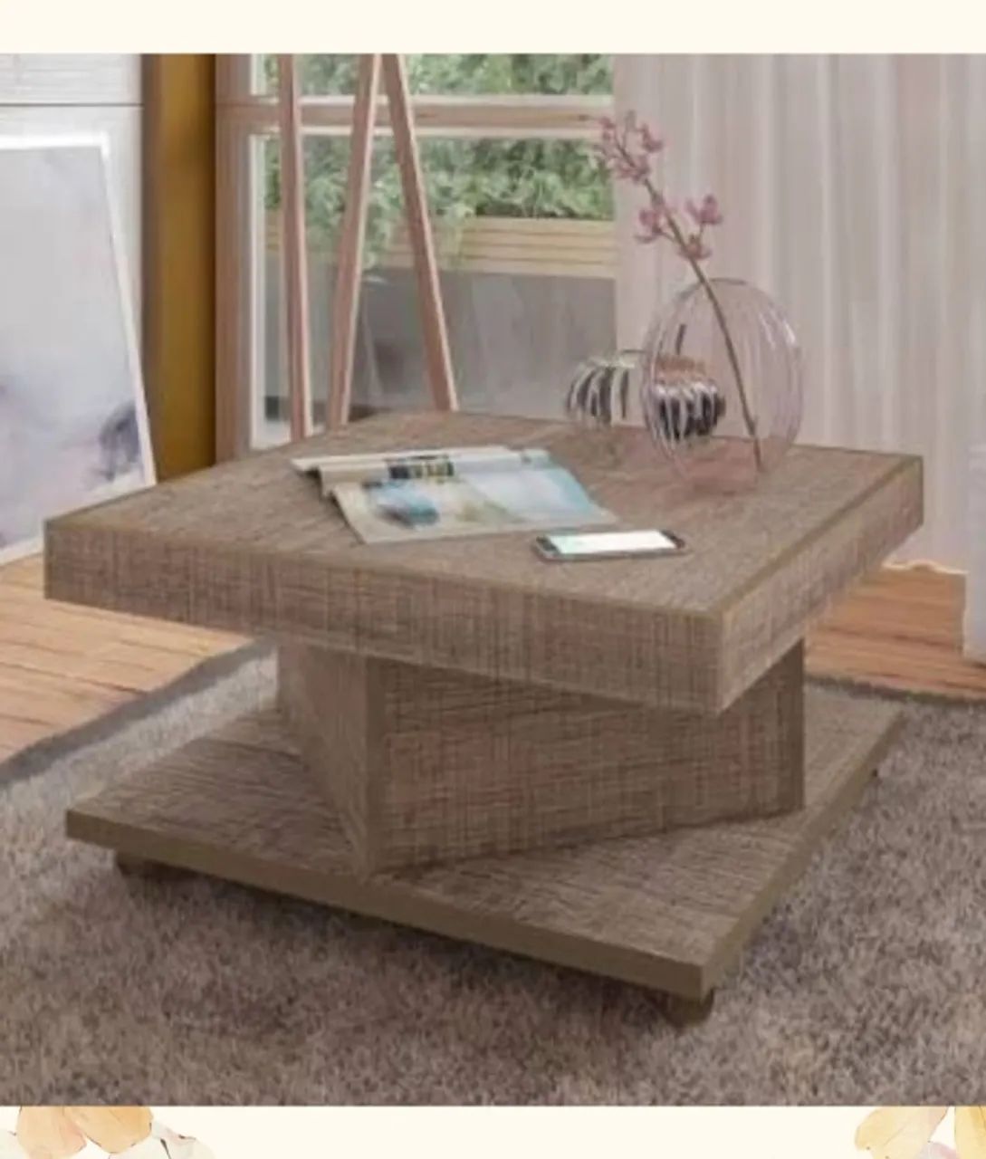 Promoção Mesa de Centro Marrom  - 01/05   
