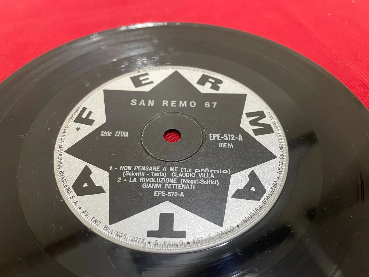 Disco de Vinil Compacto San Remo ?67 - Foto 5