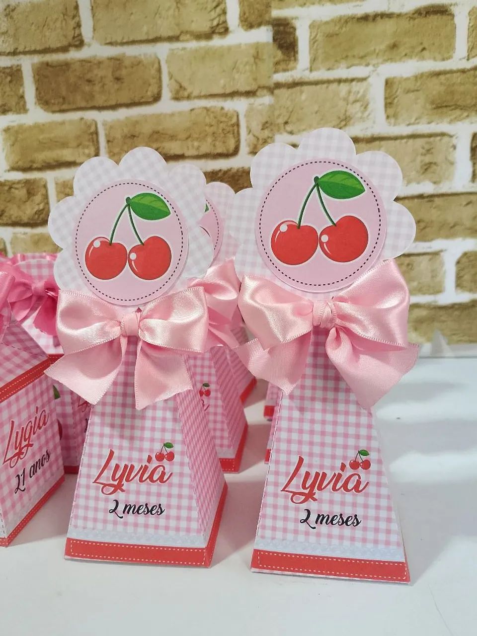 Caixinhas Personalizadas Tema Cerejinha  - Foto 2