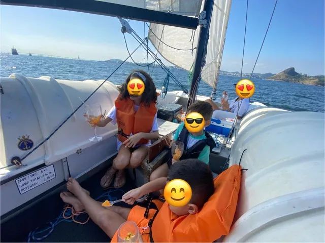 Veleiro Pomar Cat 20 pés catamarã cabinado - Foto 5