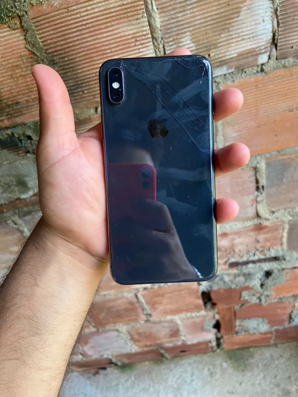 iPhone XS MAXS 256 gb aceito troca em Samsung a55