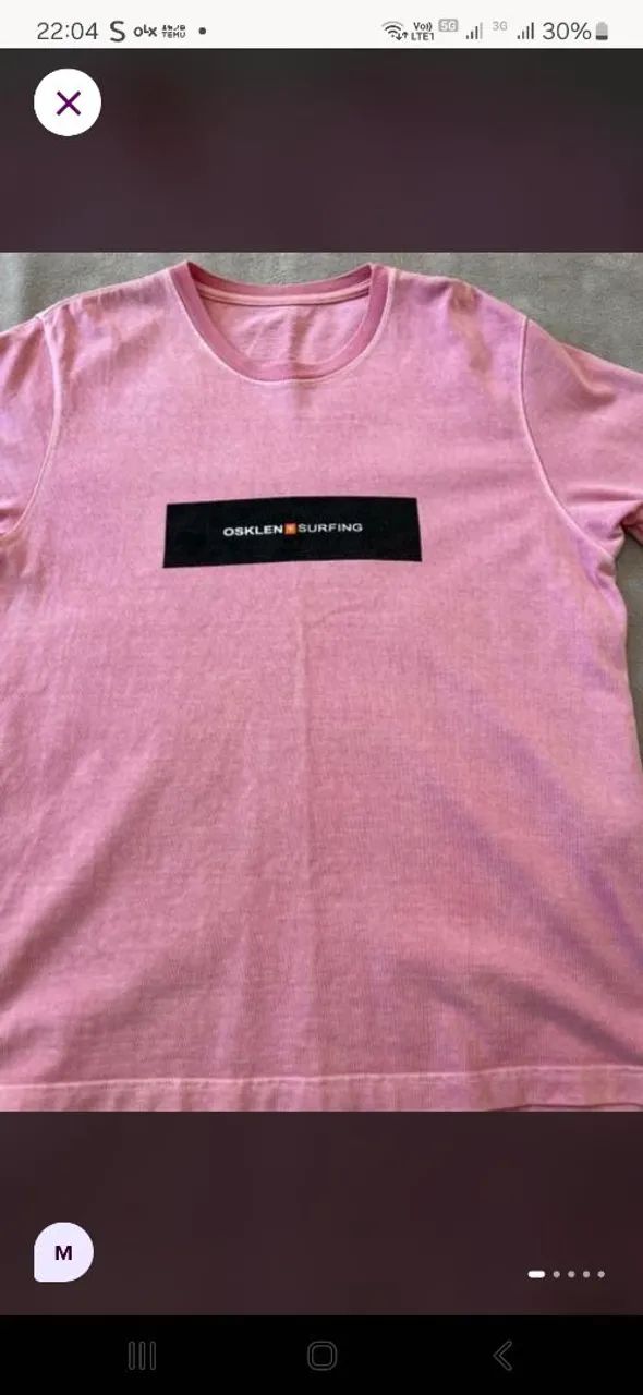 Original Camisa osklen Malhão M Linda diferenciada
