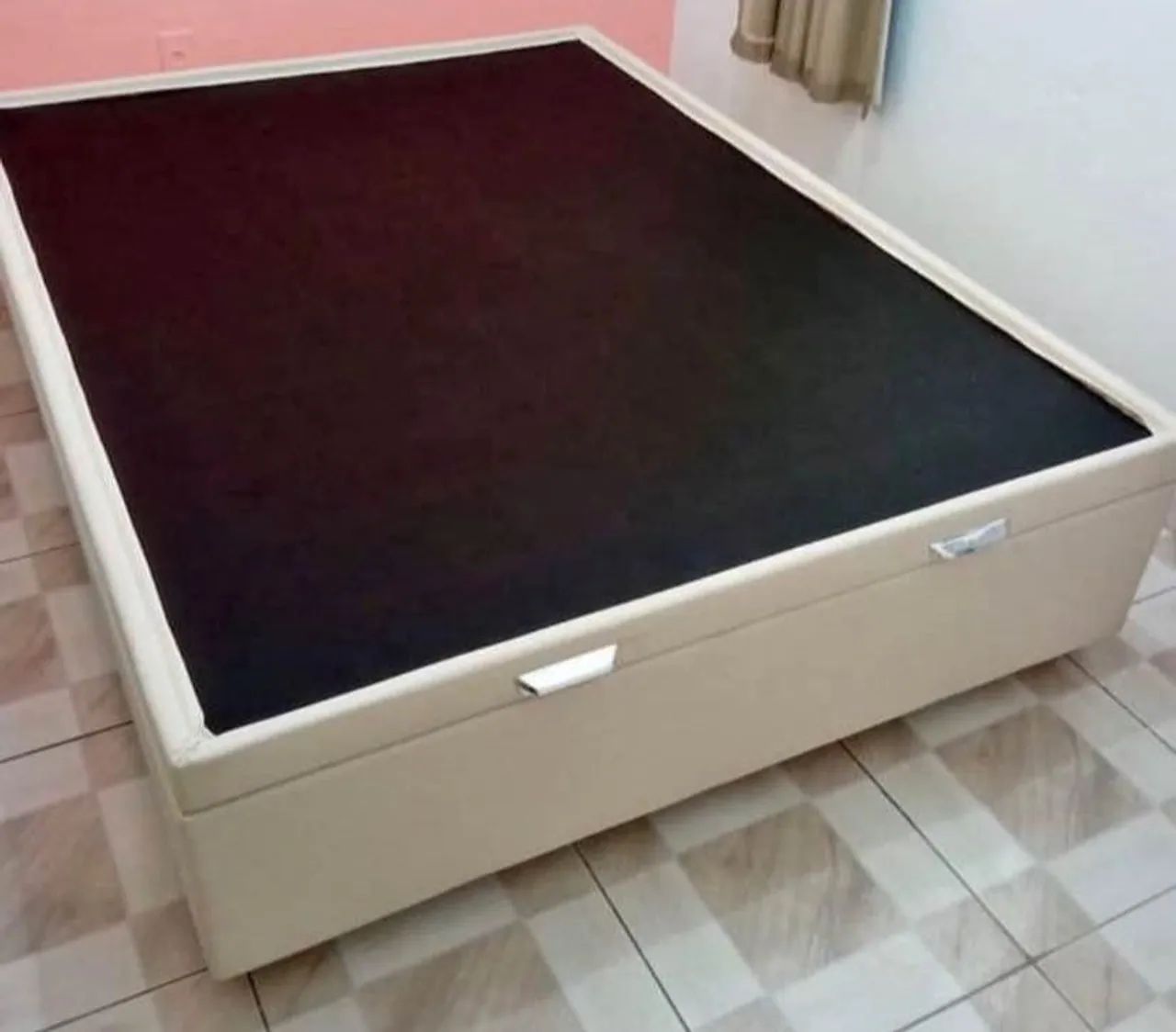 Cama Box Casal baú nova com opção de cor. - Foto 2