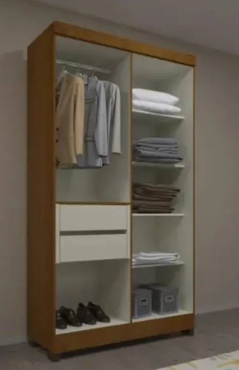 Guarda Roupa de Solteiro Gênova 04 Portas