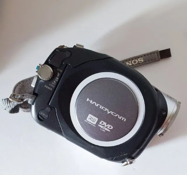 câmera filmadora antiga mini dvd sony handycam com avaria - Foto 2