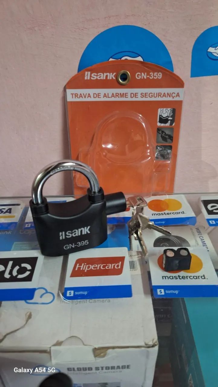 Cadeado Anti-Furto com Alarme Sonoro - Foto 4