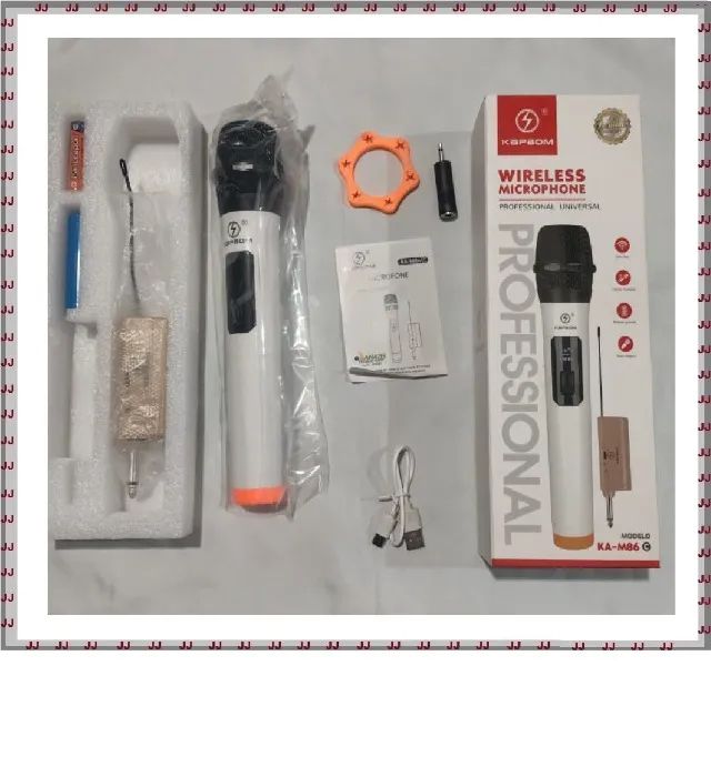 Microfone wireless kapbom - ka-m86 - Foto 4