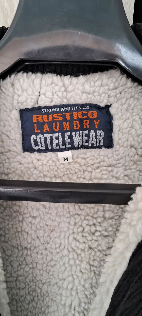 Jaqueta de veludo cotele com Forro de Sherpa - Foto 2