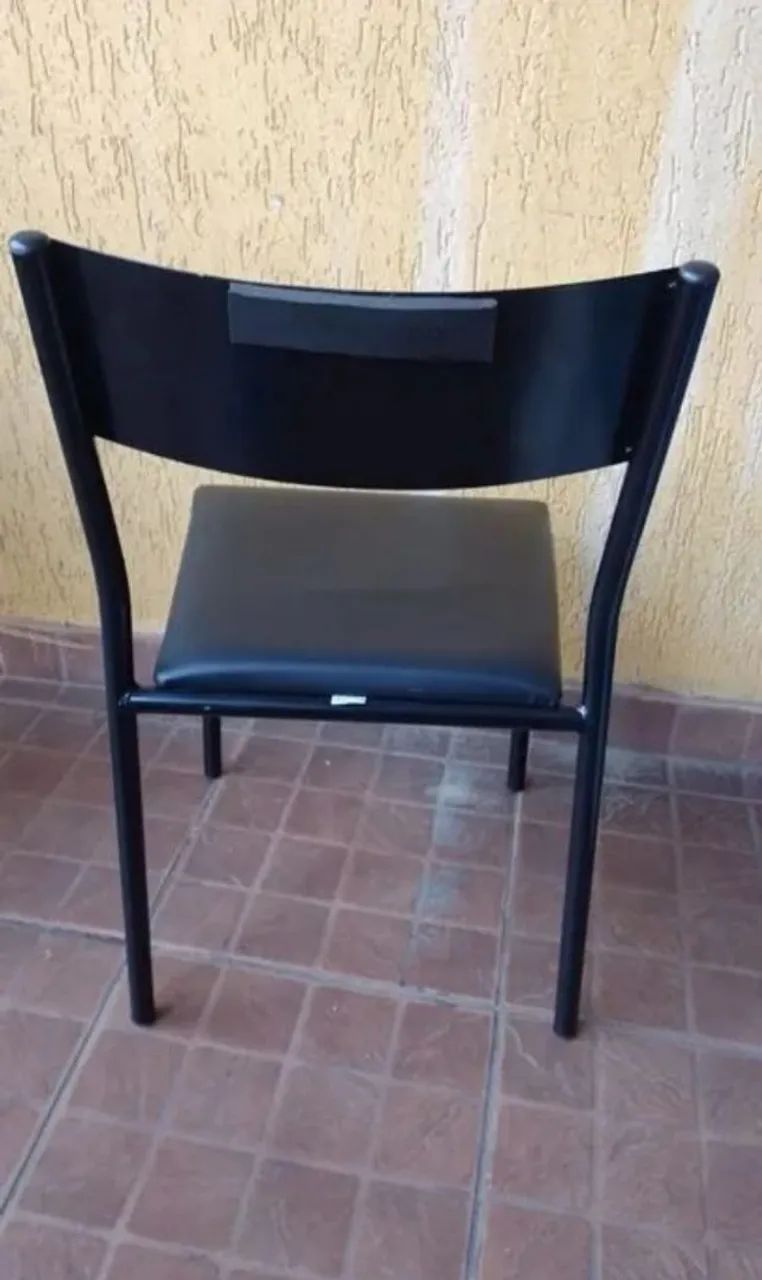 Cadeira de Metal Preta - Foto 3