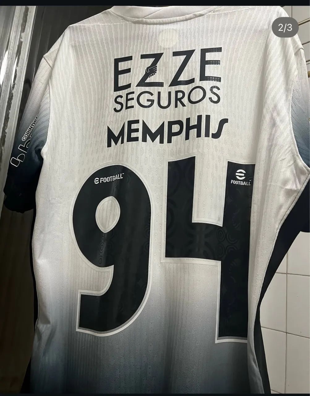 Camisa Corinthians 2024 de jogo Memphis Depay Roupas Vila
