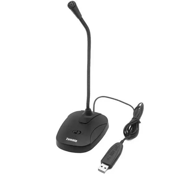 Microfone Multimídia de Mesa Tomate MT-1050 Loja Coimbra COmputadores Entregamos 