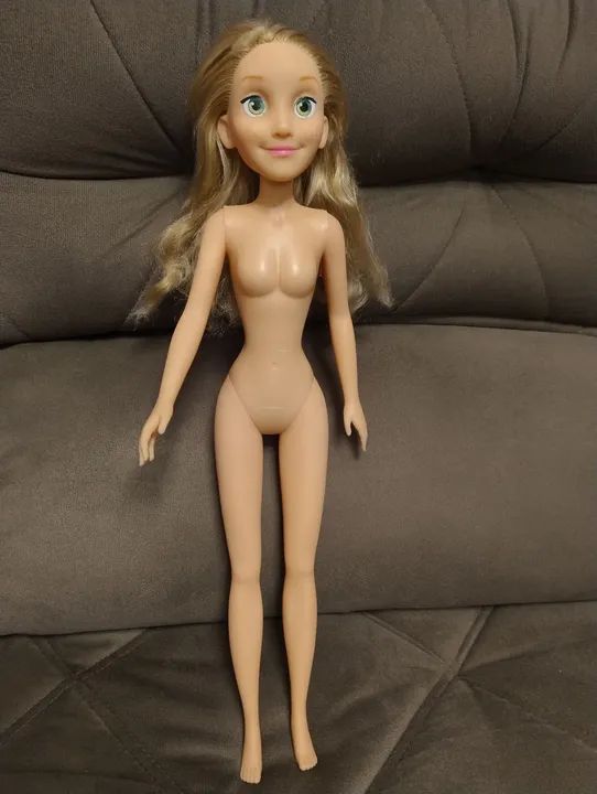 Boneca Rapunzel Disney Princesas 45cm - Foto 5