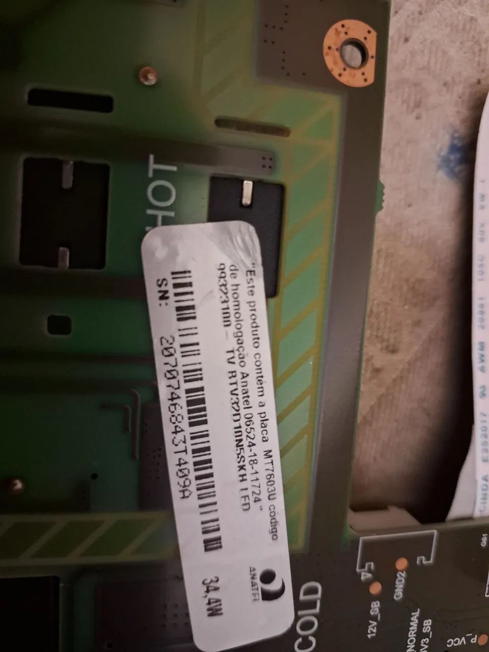 Placa principal. Rtv32d10n5skh led - Foto 3