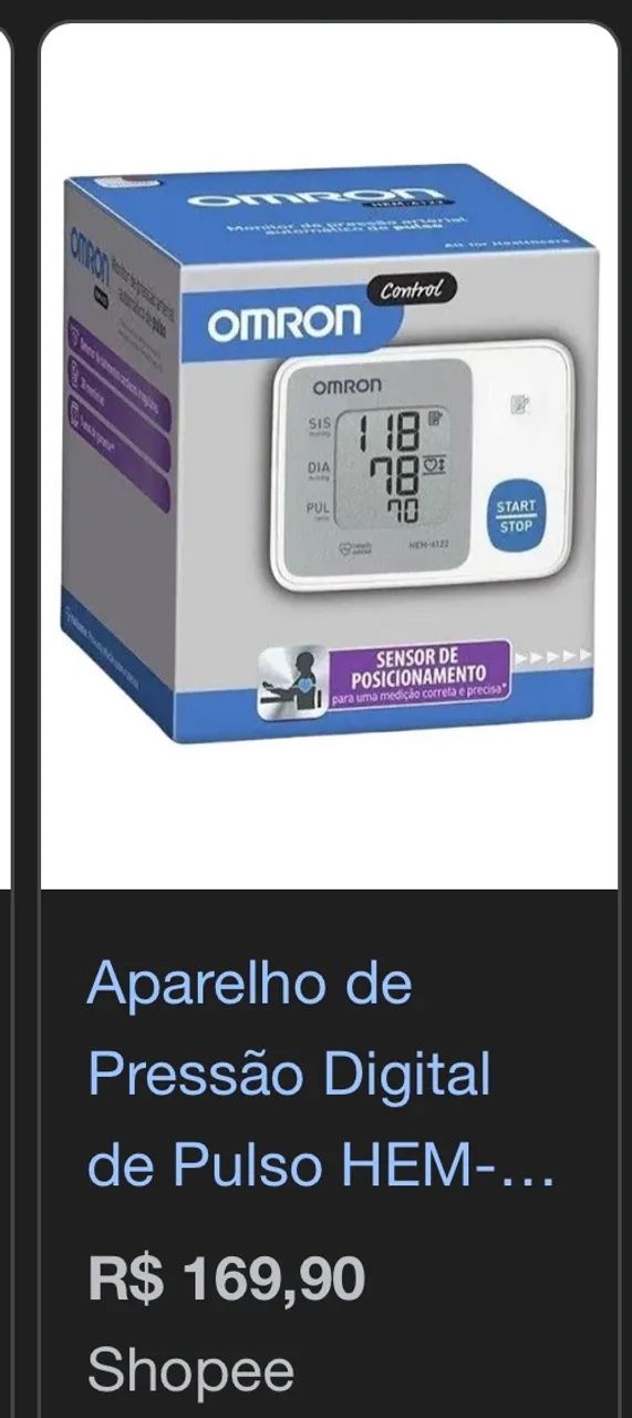 Aparelho de pressão OMRON - Control - Foto 4