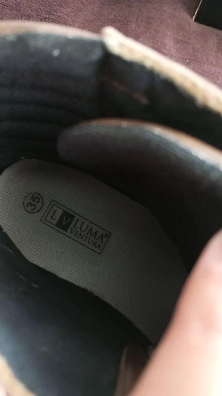 Bota marrom Luma Ventura 35  - Foto 4