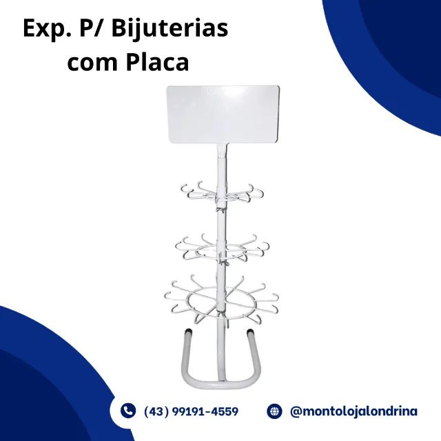 Exp. P/ Bijuterias com Placa