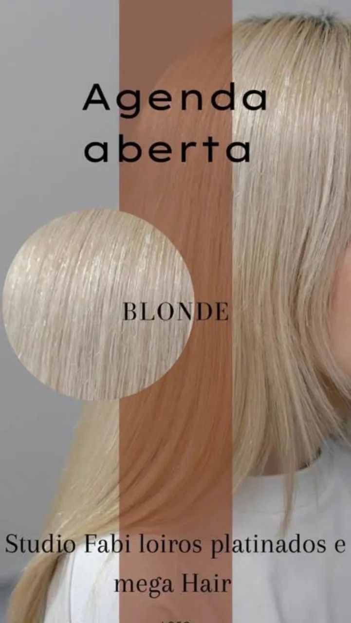Cabelo loiro com mechas contorno.C especialista! - Foto 2