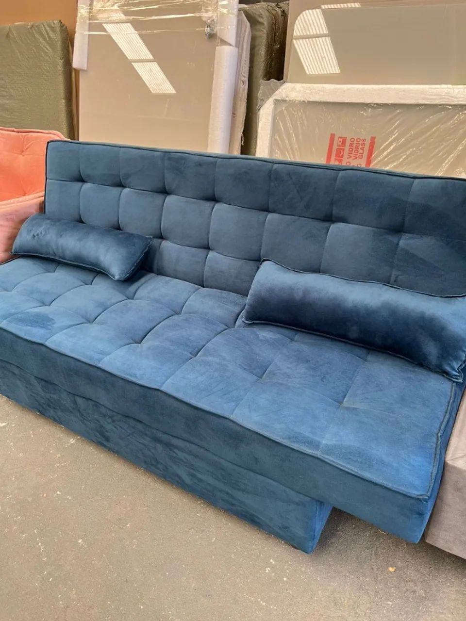 Sofá Cama Prático e Confortável NOVO FRETE GRÁTIS65576095580034120
