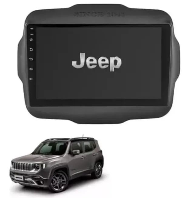 Central Multimídia Aikon 9 polegadas Android Full 4G Wifi LTE Jeep Renegade e Compass - Foto 2