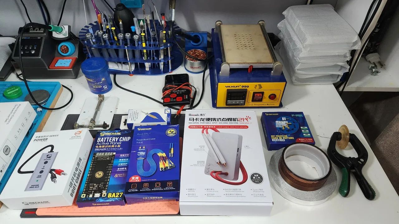 Bancada completa para reparos em drones, celulares, notebooks, e eletrônicos.  - Foto 4