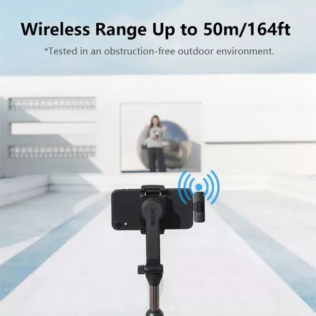 DOIS Microfones Lapela Boya By-v2 Conector Lightning Para iPhone 11/12/13/14 - Foto 5