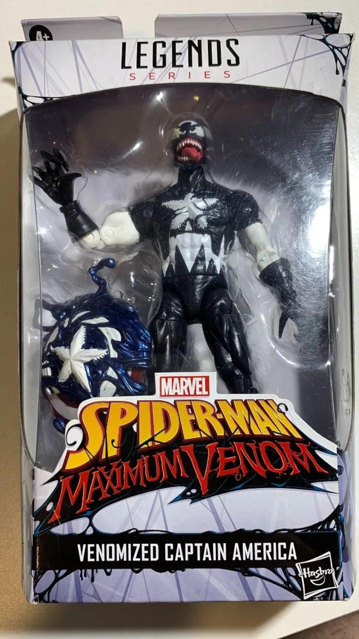 Capitão America Venomizado - Action Figure - (Novo - Lacrado) - Foto 4