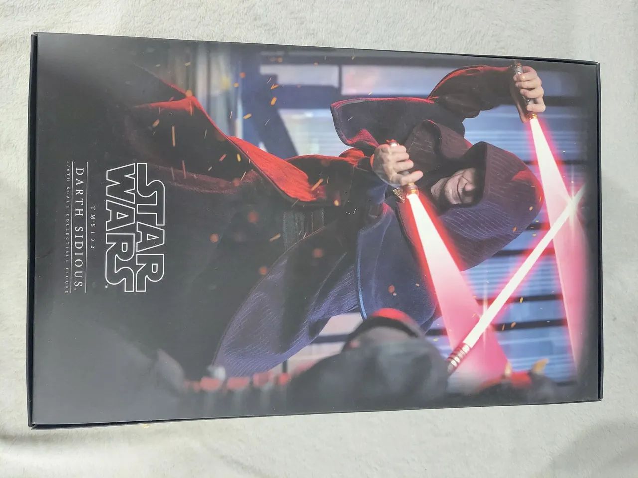 Action Figure Darth Sidious 1/6  Star Wars Hot Toys  - Foto 5