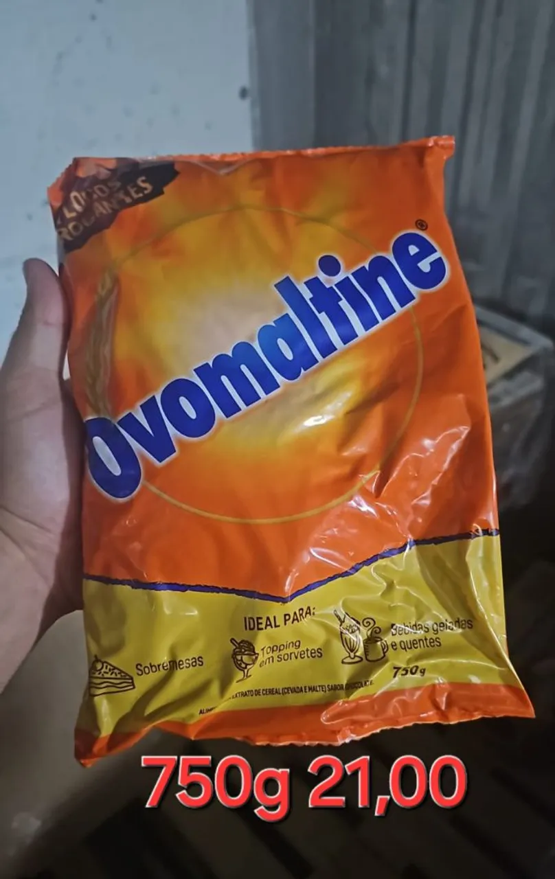 Ovomaltine 750g - Pacote Novo