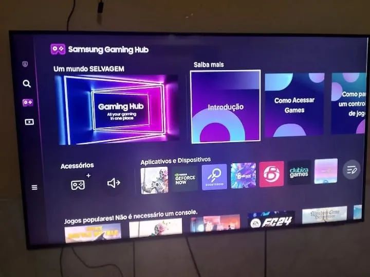 Smart tv Samsung 50 Polegadas 4k LED cristal b800 3em