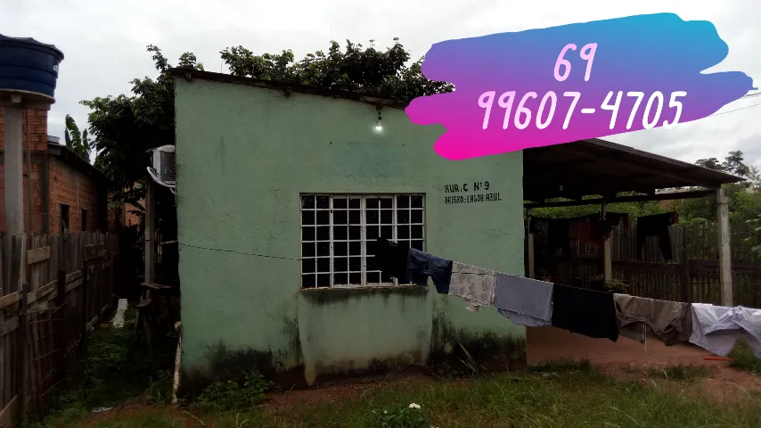 Casa no bairro Lagoa Azul, Porto Velho, 1 quarto, sala, cozinha, banheiro