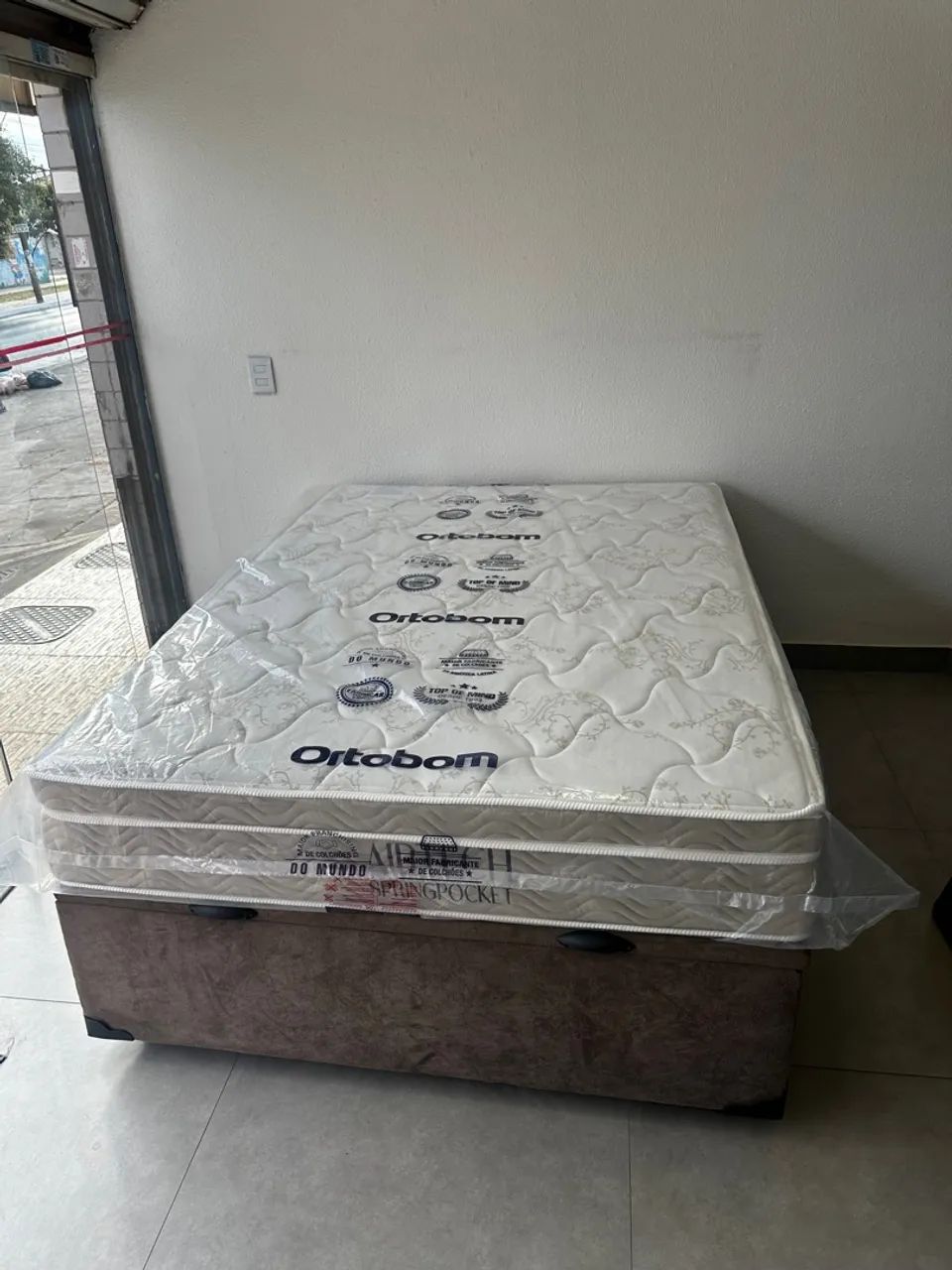 Conjunto Box Baú Novo Colchão Ortobom  - Foto 3