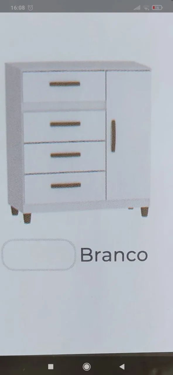 Cômoda uma porta 4 gavetas - Foto 3
