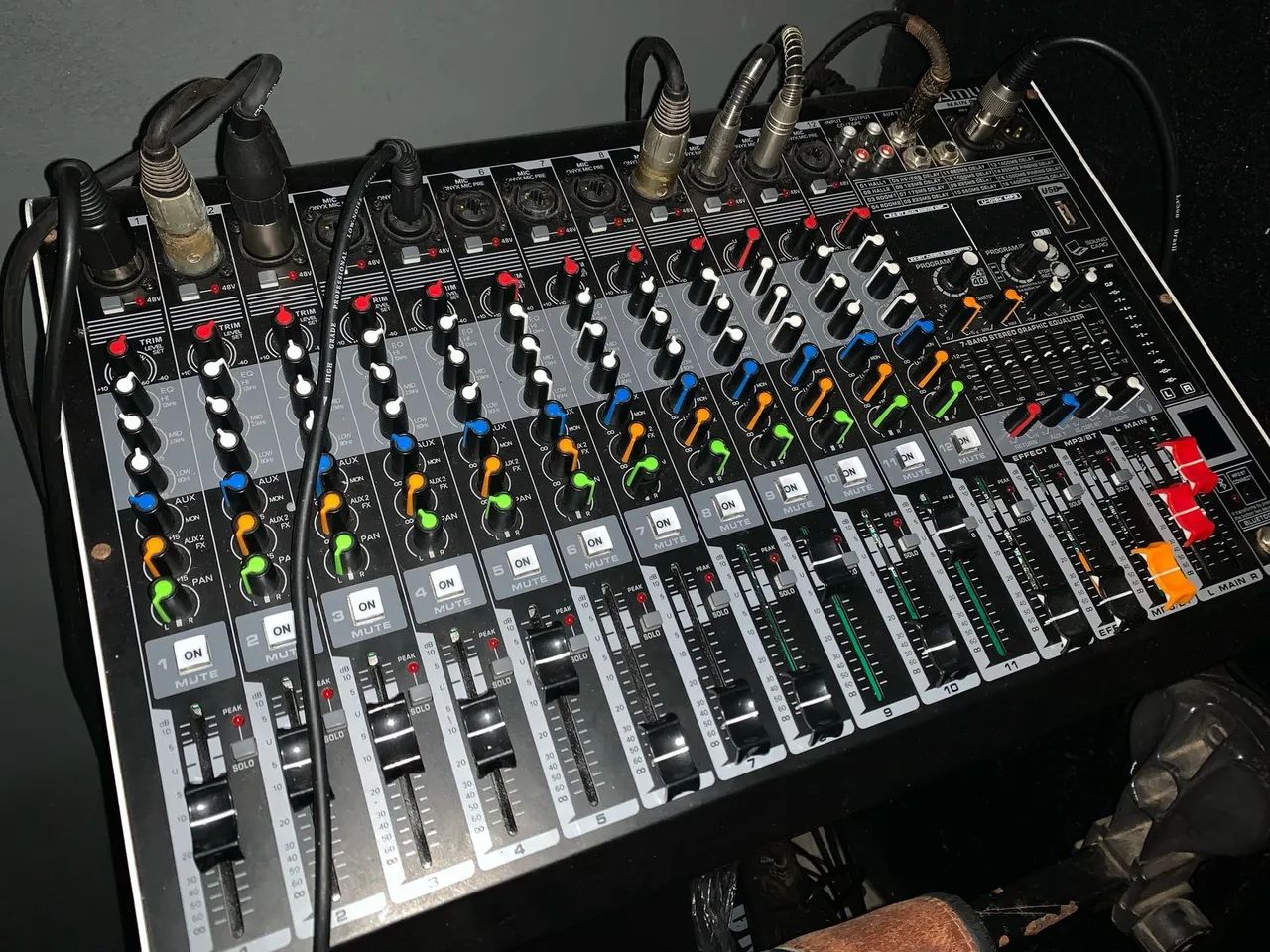 Mesa de Som 12 Canais AMW - UNAMAR  - Foto 3