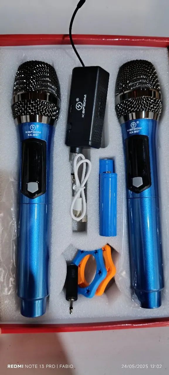 Microfone sem fio Karaokê KA-M87