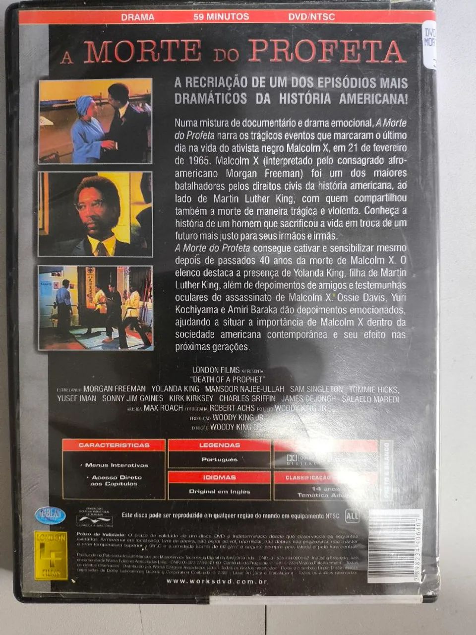 DVD - A Morte do Profeta - Malcolm X - Foto 2