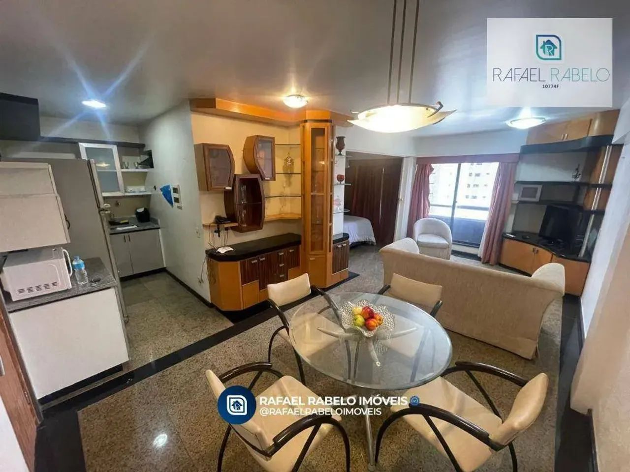 Flat mobiliado para alugar na Av. Beira Mar | Condomínio Scala Residenza