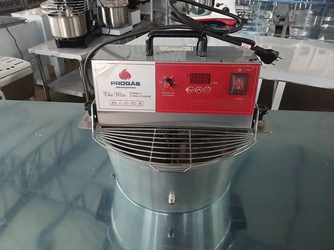 Misturador elétrico 10 litros 5 Velocidades, Progás PRMQ-10 -