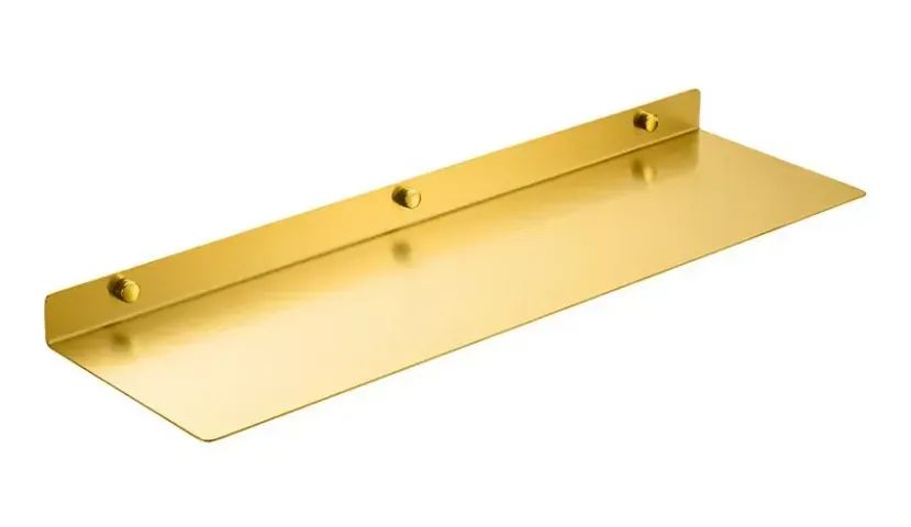 Prateleira Gourmet Aço Inox 304 Dourado 50 Cm 