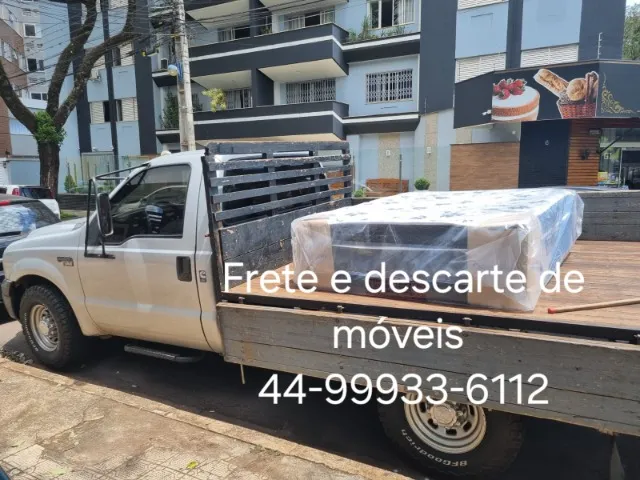 Frete e descarte de móveis WhatsApp 44- *