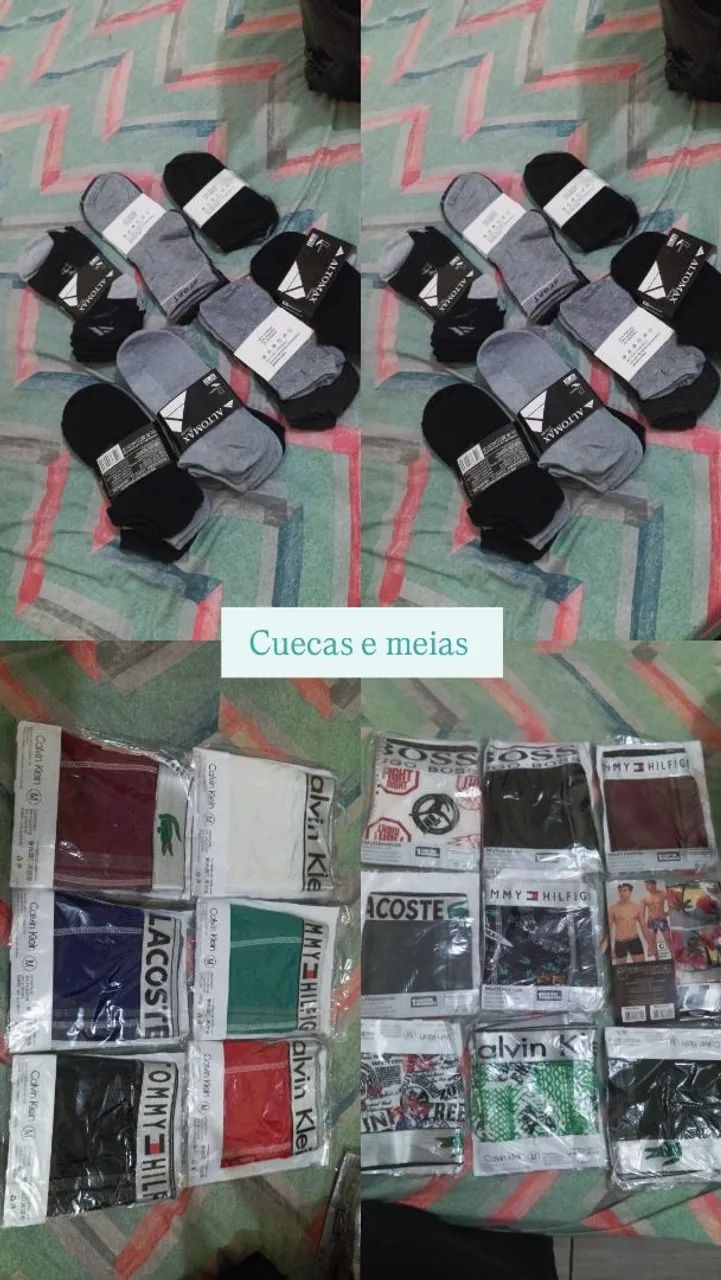 Cuecas e meias