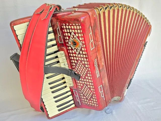 Acordeon 120 Baixos Todeschini Super 6 "Já Eletrificada"