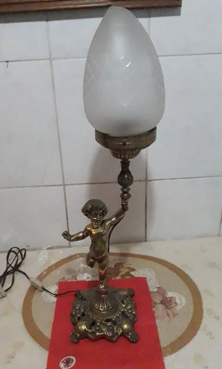 Luminária de Mesa bronze  Anjo Bronze - Foto 4