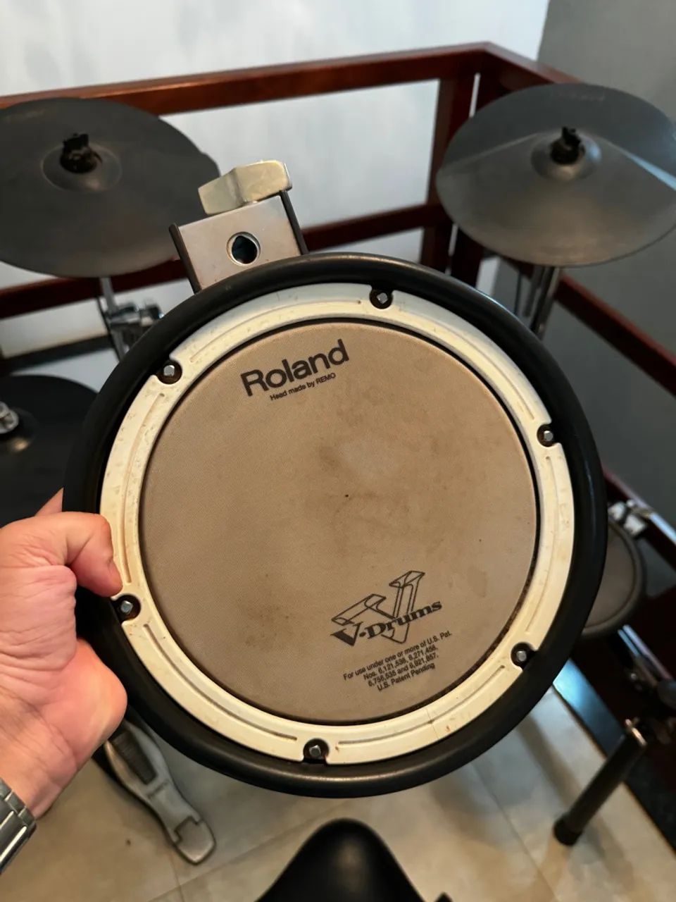 Bateria Eletrônica Roland V-Drums TD-4KP - Foto 5