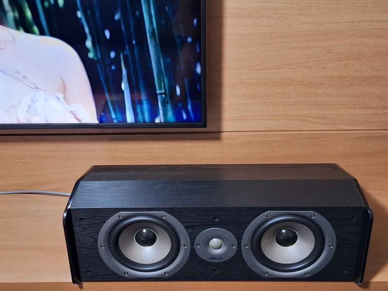 CAIXA CENTRAL POLKAUDIO CS20 BLACK (150w) - Foto 2