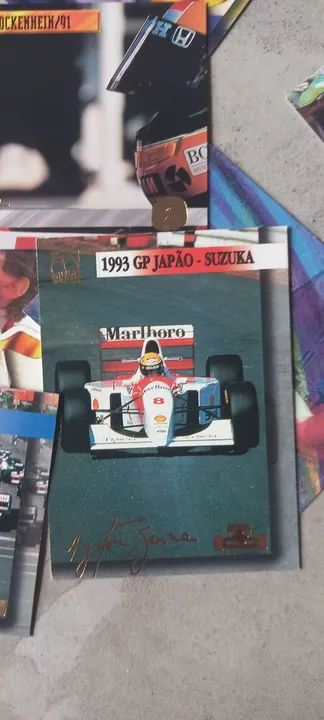 Cartão Colecionável Ayrton Senna - Perfil de um Herói - Hobbies e