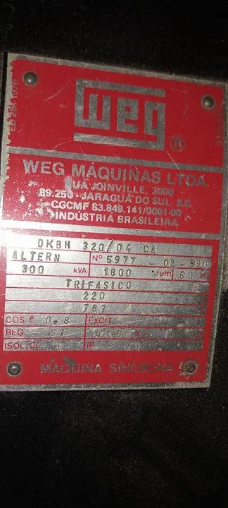 Gerador 300 kva aberto cumins/weg - Foto 6