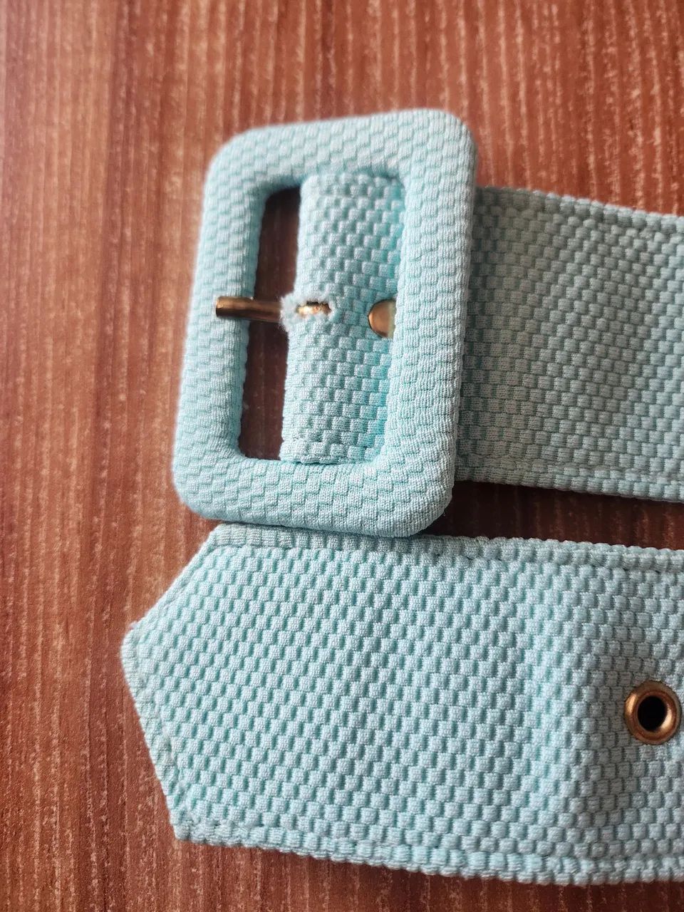 Cinto azul estilo vintage  - Foto 2